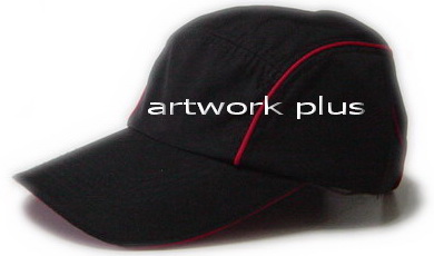 หมวกเบสบอล,หมวกแก๊ปสีดำกุ้นแดง,หมวกกอล์ฟ,หมวกปักโลโก้,หมวก cap,cap,หมวกพรีเมี่ยม,หมวกกีฬา,หมวกผ้าฝ้าย