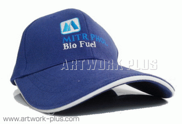 รับผลิตหมวกแก็ป,ผู้ผลิตหมวกแก็ป,รับทำหมวกแก็ป,หมวกแก๊ปสีน้ำเงิน,หมวกปักโลโก้_MITPHOL