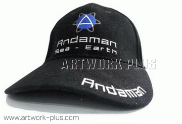 รับผลิตหมวกแก็ป,ผู้ผลิตหมวกแก็ป,รับทำหมวกแก็ป,หมวกแก๊ปสีดำ,หมวกปักโลโก้_Andaman