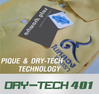 เสื้อยืดโปโล Dry-Tech 401, ผ้าครายเทค, Polo Shirt, DRY TECH 401